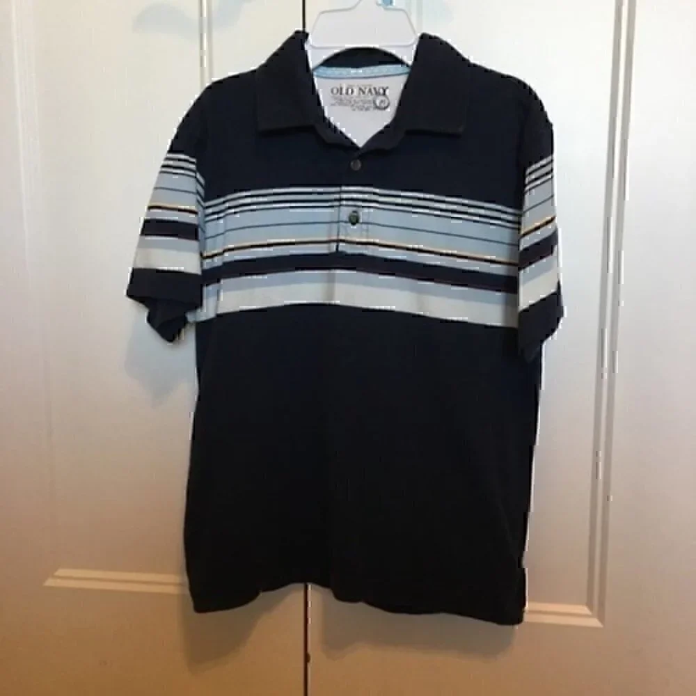 Boys size medium Navy Old Navy polo shirt